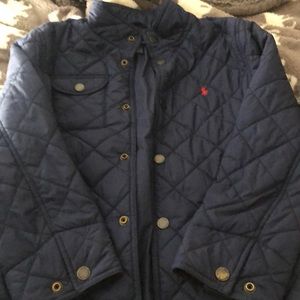 Navy Polo quilted jacket